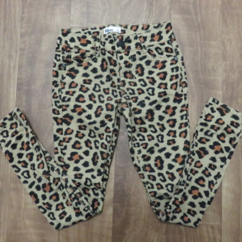EPIC THREADS PRINT STRETCH SKINNY JEANS/SZ 7 GIRLS